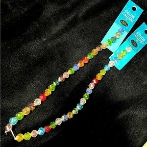 COLOR Gallery by Bead Treasures multi-color crystal gem cut beads